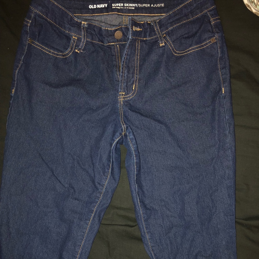 Old Navy blue jeans cropped
